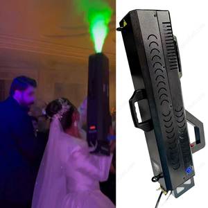 Machine à fumée et à <span class=keywords><strong>brouillard</strong></span> à LED portable <span class=keywords><strong>Pistolet</strong></span> à air comprimé en fer pour discothèque DJ événement discothèque bar fête scène mariage spectacle équipement FX - Product Image 3