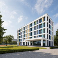Bâtiment scolaire préfabriqué en acier : Salles de classe, laboratoires, bibliothèques, cantines, dortoirs – Aménagements modulaires à assembler par boulonnage, équipement de levage standard