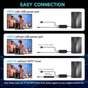 Antenne <span class=keywords><strong>TV</strong></span> Chine 2026 – Amplificateur de signal HDTV 8K 4K pour plus de 5000 milles |   Compatible avec les téléviseurs intelligents et les appareils numériques, installation intérieure/extérieure - Product Image 5
