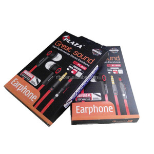 Kunden spezifisch bedrucktes <span class=keywords><strong>Phione</strong></span>-Ladegerät und faltbarer Kopfhörer mit digitaler Daten papier box Buntes Datenkabel Kopfhörer-Papier verpackungs box - Product Image 1