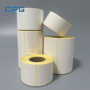 Custom Eco Friendly Thermal Barcode Label 100x150mm Frozen Adhesive High Sensitivity Thermal Label <b>Paper</b> Roll for Cold Storage - Product Image 1