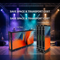 Cabine DJ pliable à 6 faces pour l'extérieur P3.91 avec flight case