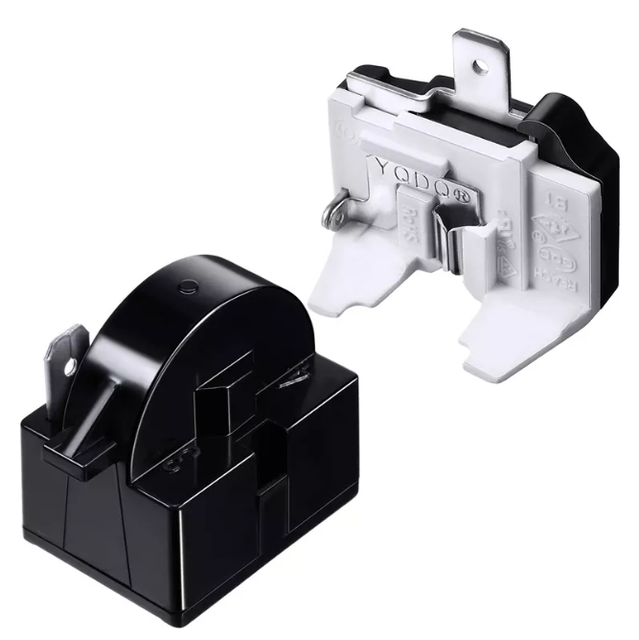 QP2-4.7 Start Relay 3 Pin with Refrigerator Overload Protector Fit