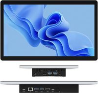 PC industriel tout-en-un avec écran tactile de 13,3 pouces, panneau argenté, Celeron N5095, écran FHD IPS, Win11 Pro, 8 Go de RAM, 128 Go de stockage
