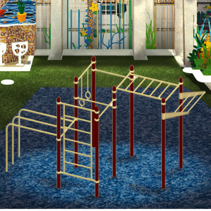 Équipement de <span class=keywords><strong>fitness</strong></span> en acier pour l'extérieur, pour adultes, pour l'entraînement en plein air, la rue et les parcs - Product Image 5
