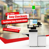 Kiosque multifonctionnelle de paiement automatique en libre-service de supermarché/centre commercial de 19 pouces