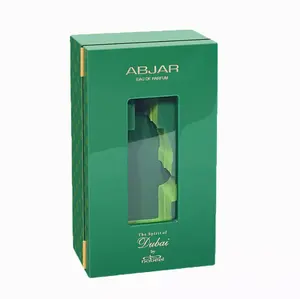 Luxury Custom Logo Perfume Wooden Box high gloss piano green lacquer finish perfumes gift box