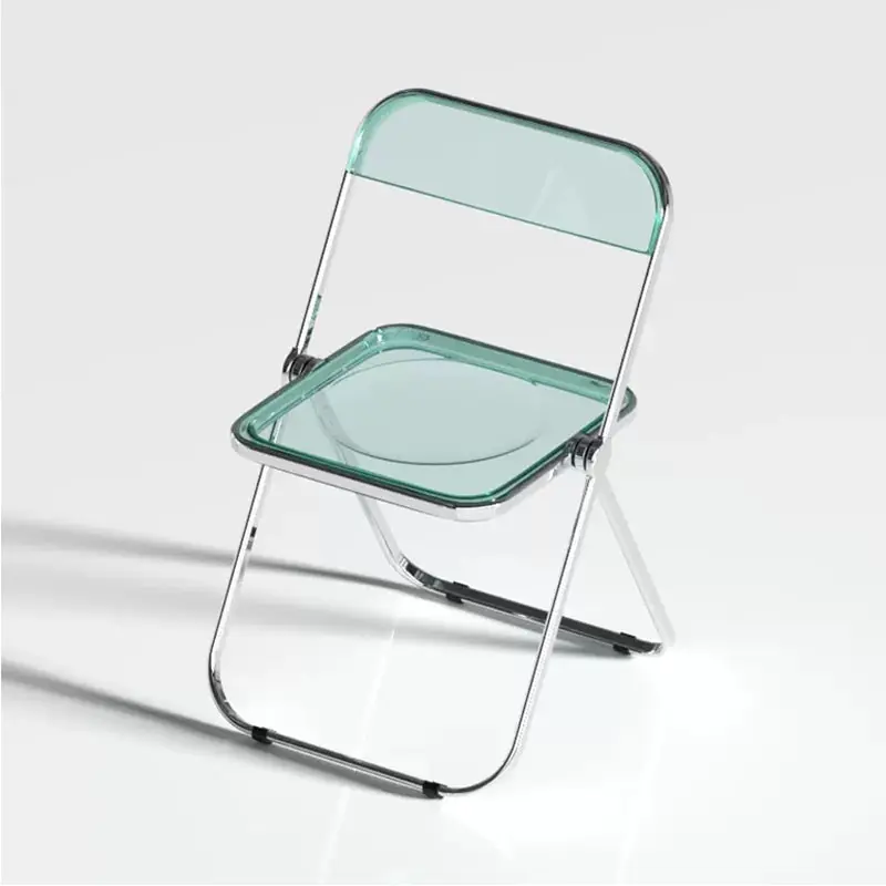 Оптовая продажа, на заказ, стул для макияжа, складной стул, домашний обеденный стул, цветной прозрачный стул с кристаллами