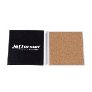 Sous-verres promotionnels personnalisés avec impression de logo, sous-verres carrés en bois par sublimation - Product Image 2