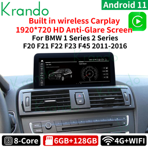 Krando Android 12.0.0 10.25 8G 128G autoradio per BMW <span class=keywords><strong>serie</strong></span> 1 F20 F21 2 <span class=keywords><strong>serie</strong></span> F23 <span class=keywords><strong>Cabrio</strong></span> 2011-2021 NBT EVO Wireless Carplay - Product Image 2