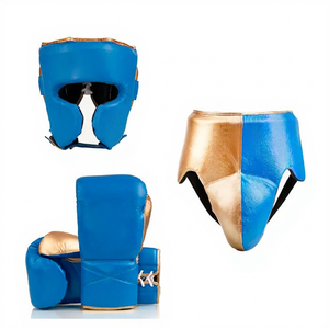 High Quality Eco-Friendly Comfortable <b>Boxing</b> <b>Sparring</b> <b>Set</b> Custom Logo Genuine Leather All Seasons Use IRON POINT INDUSTRIES - Product Image 1