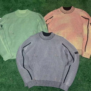<span class=keywords><strong>Pull</strong></span> à col rond tricoté sur mesure 2026 pour homme, thermosensible et à changement de couleur réactif à la chaleur - Product Image 4