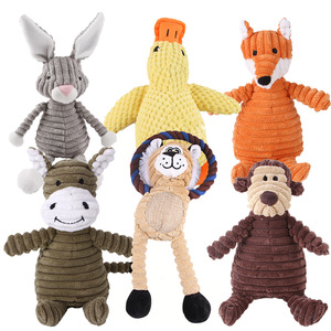 Cane cigolante giocattoli per cani da compagnia peluche peluche per cani morbido e resistente giocattolo - Product Image 2