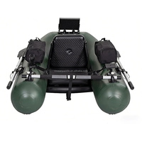OEM 1 personne PVC gonflable bateau de pêche à la mouche flotteur Tube ventre bateau pour la dérive dans les eaux de l'océan en gros