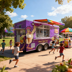 Carrito de Comida con Parrilla de Hielo para Remolque de Bajo Costo 2025 con Certificado CE DOT Hecho en China - Product Image 6