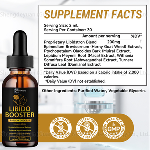 Integratore Liquido OEM per Aumentare la <span class=keywords><strong>Libido</strong></span> con Ashwagandha e Epimedium per Vitalità, Energia e Supporto alle Prestazioni - Product Image 2
