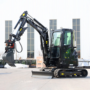 Mini Excavadora Compacta de 3.5 Toneladas, CE Euro 5, Orugas Expandibles, Excavadora Hidráulica con Brazo Articulado, Suministro Directo de Fábrica a Países de la UE - Product Image 2