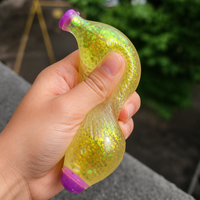 Jouets Squishy en Gros : Banane Scintillante à Remontée Lente, Jouet de Décompression en Maltose