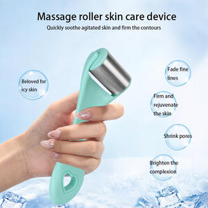 Kalte Hautpflege Frauen Gesichts massage gerät Mini Hauts traffung und Massage Eis walze Gesichts massage Würfel Eiscreme Design Eis walze - Product Image 4