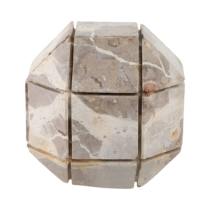 Ornamento geometrico moderno in marmo scolpito per decorazioni per la casa, bagno, ufficio, soggiorno, mensola, tavolino da caffè - Product Image 4