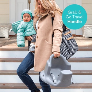 Chaise haute pour tout-petits, table à manger moderne, antidérapante, stable, chaise bébé en mousse PU souple, confortable, salon, cuisine - Product Image 5