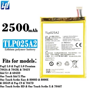 Batería de Teléfono Móvil TLP025A2 para Alcatel Pop 2 5.0, Pop 2 5.0 Premium 7043A 7043K 7043Y, Idol X Plus 6043D - Product Image 6
