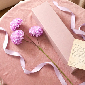 Fleurs artificielles en crème simulée Xinchengzhi, bouquet en soie à 3 têtes pour décorations de mariage et de maison - Product Image 2