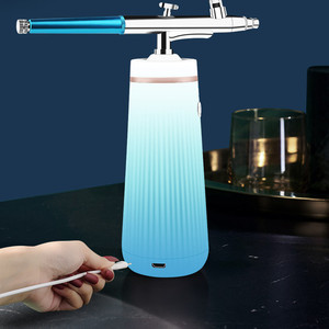 Máquina de Maquillaje Profesional Portátil con Aerógrafo, Pulverizador de Alta Presión, Rehidratante Facial, Instrumento de Belleza para Uñas, Versátil, de Plástico - Product Image 4