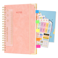 Carnet de notes en cuir PU rigide ou souple, format A5, A6, A4, avec logo personnalisé, sans transfert d'encre, pour étudiants