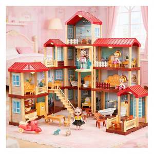 Kit de Accesorios de Muebles para Casa de Muñecas en Miniatura, Juguete DIY, Modelo de Escena de Casa Miniatura de Plástico, Regalo Creativo para Niños - Product Image 1