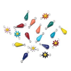 Pendentif œil porte-bonheur en acier inoxydable, formes variées, coloré, pour la création de colliers - Product Image 3