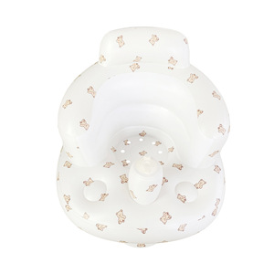 Silla de aprendizaje para bebés, inflable, portátil, de PVC, para bebés y niños pequeños de 0 a 3 años, diseño de cabeza de oso - Product Image 4