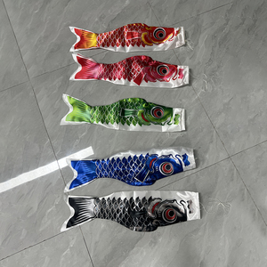 Bandera Decorativa Japonesa para Exteriores, con Diseño de Carpa Koi, Pez Vela, para Jardín o Patio Trasero - Product Image 2