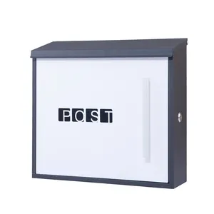 modern smart outdoor mailboxes outdoor mailbox for house metal wall mounted mail post box for sale
