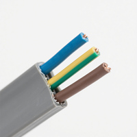 Wasserdichtes zertifiziertes Gummi PVC 3C 4 mm2 6 mm2 10 mm2 Isolierung Flach draht Stromkabel Pumpen kabel Tauch-Tiefbrunnen pumpen kabel