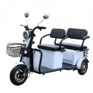 Vespa वयस्कों के लिए मोटर चालित तिपहिया वयस्क Tricycle सस्ते 500W 3 पहिया इलेक्ट्रिक स्कूटर