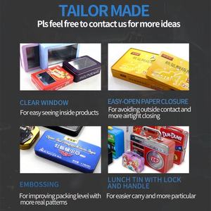 Caja de Metal con Asa Impresa Personalizada de Fábrica, Contenedor de Embalaje Metálico para Almacenamiento de Regalos Cosméticos, Fabricante - Product Image 3