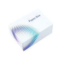300g 350g White Rectangular Folding Paper Box Packaging White Gift Paper Boxes White Cardboard Paper Box