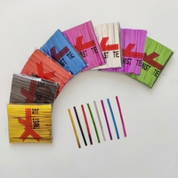 Lot de 4 mm de attaches torsadées métalliques colorées réutilisables Fanxing pour l'emballage de gâteaux, de sucettes et de cadeaux de mariage