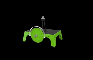 Machine de musculation à résistance par traction, entraînement au volant d'inertie, exercices centrifuges, rameur vertical, surcharge pour la musculation à domicile - Product Image 4