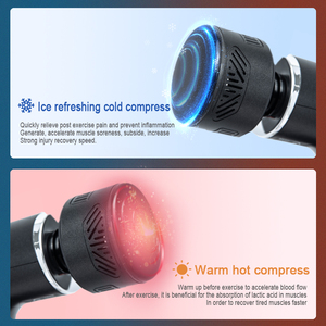 Kablosuz Mini el masaj tabancası akülü derin doku kas Fatigues kabartma Mini titreşim sıcak Compress s masaj tabancası - Product Image 4