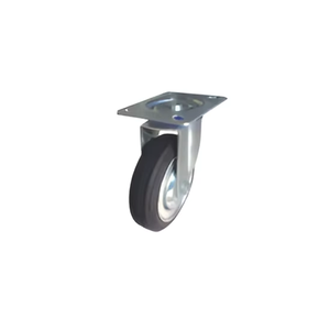 Rueda Giratoria de Acero Prensado de Servicio Ligero, Serie LD LD-X, Rueda Giratoria de Placa de Servicio Pesado, Rueda Industrial - Product Image 1
