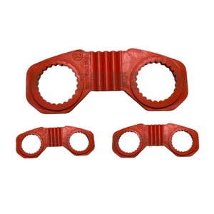Indicador de sujeción de tuercas de doble anillo 33-89mm para camiones y autobuses, material TPE, color naranja - Product Image 3