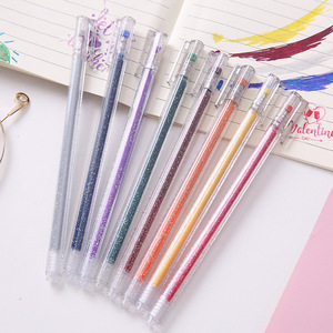 Stylos gel <span class=keywords><strong>à</strong></span> paillettes personnalisés 8 couleurs, changement de couleur, pour <span class=keywords><strong>étudiant</strong></span>s, bricolage, scrapbooking, ensemble de stylos gel colorés pour enfants - Product Image 3
