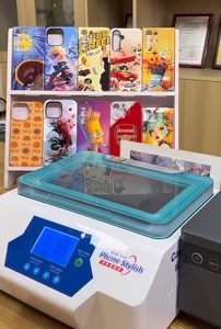 Máquina de sublimación 3D al vacío para estampado de carcasas de teléfono, combo de máquina de impresión para transferencia de diseños personalizados de fundas móviles DIY - Product Image 6