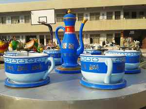 Manèges de carnaval populaires pour enfants : Carrousel à tasses rotatives pour parcs d'attractions, centres commerciaux intérieurs/extérieurs, en PVC et métal - Product Image 5