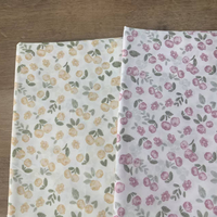 Tissu en coton à imprimé floral de style original professionnel pour la confection artisanale DIY, la décoration textile et la décoration intérieure personnalisée