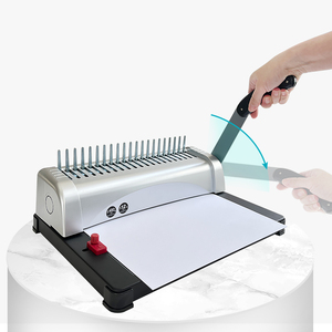 Nouveaux produits en gros : Machine de reliure manuelle à peignes en plastique, format A4, 21 trous - Product Image 2