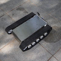 Tins-6 履带式机器人底盘 UGV AMR 移动底盘 全地形橡胶履带机器人底盘 带出厂价
