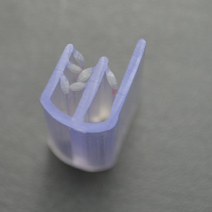 Khuyến mãi hiển thị nhãn <span class=keywords><strong>clip</strong></span> nhỏ PVC nhựa đùn nhựa Dải PVC móc cho siêu thị kệ - Product Image 4